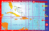 Bahamas Hurricane Tracking Chart - Texaco